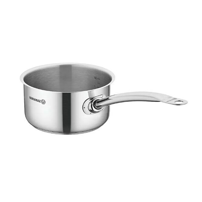 Cratita din inox cu coada, 7.3 L, 28x12 cm, Korkmaz