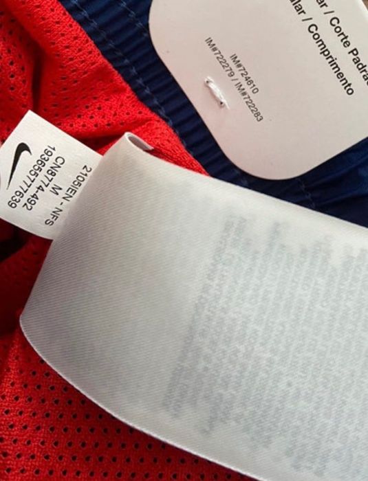 Nike Sportswear Woven Windrunner Men's Tracksuit, Red/Blue Size Medium