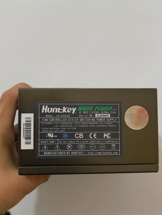 Блок питания 500W Huntkey