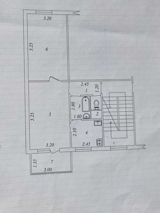 Ипотека! 2х ком. 50 кв.м.  средним ремонтом, Эко базар, Феруза (НБ)