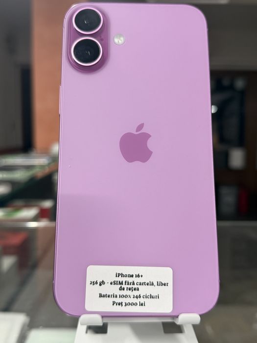 iPhone 16+ pret 3000 lei