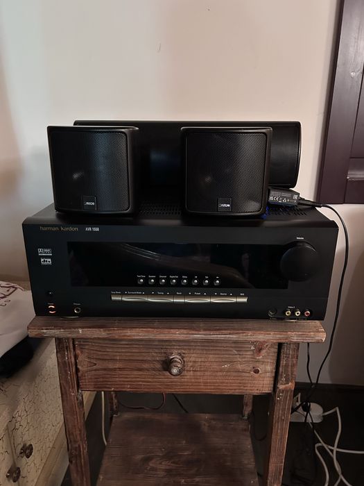 Sistem audio Harman Kardon + Canton – AVR 1550 + Canton AV700 + 2x Plus XS.2 + Bluetooth