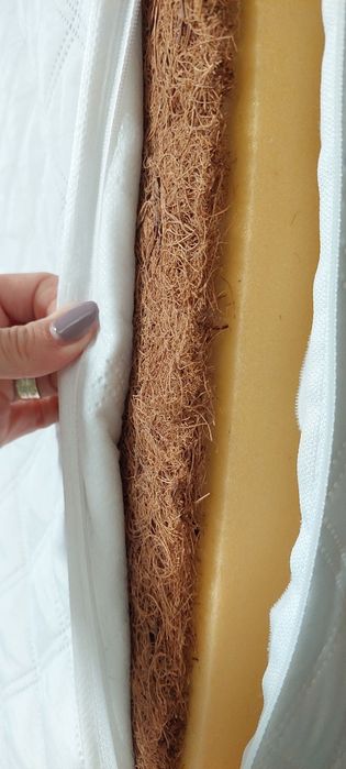 Saltea pătuț bebe spumă+cocos