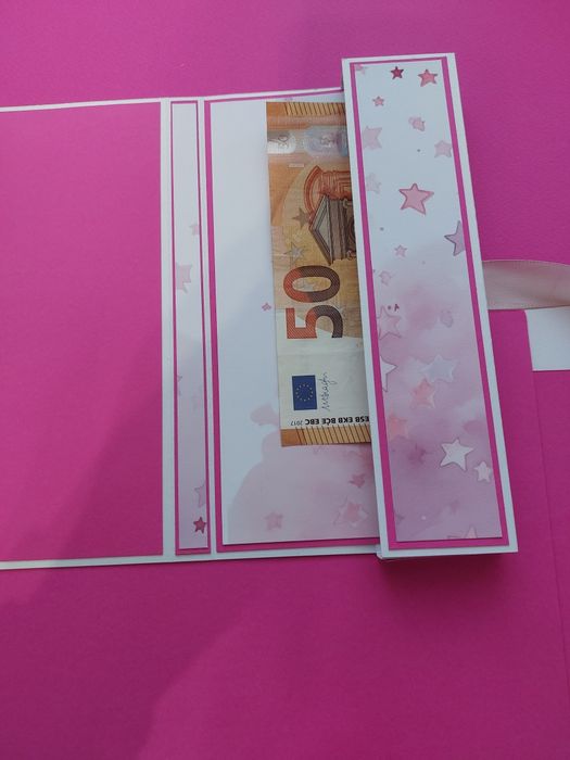 Картичка-кутийка за шоколад(пари)