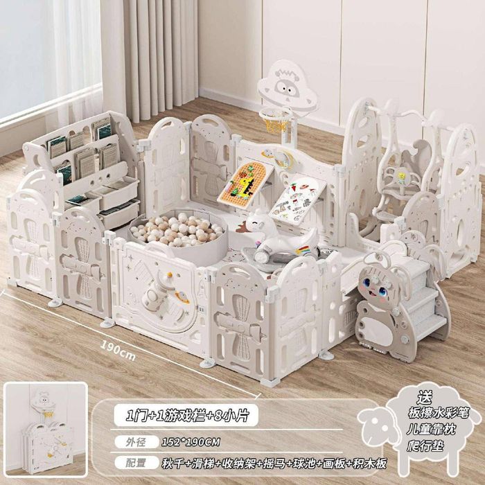 Игровой комплекс горками качелями(152×190×100). Бесплатная доставка