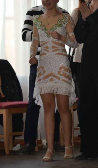 Rochie dans sportiv cu cristale Swarovski - 11-13 ani