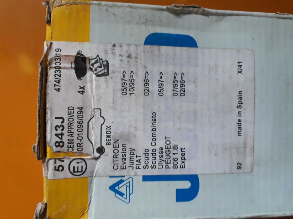 Plăcute frana Citroen Peugeot