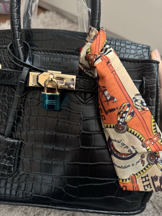 Чанта крокодилска кожа