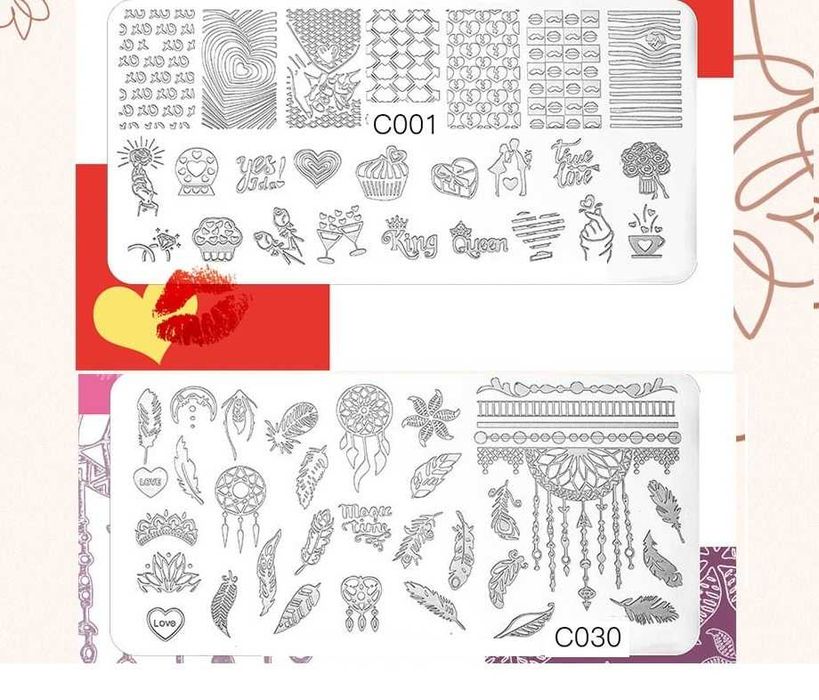 Нови модели ! Метални шаблони за печат