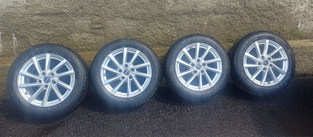 Jante aliaj gama vag  5×112 R16 + Anvelope 205/55 R16