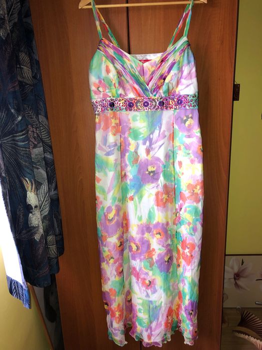 Rochie lunga cu paiete