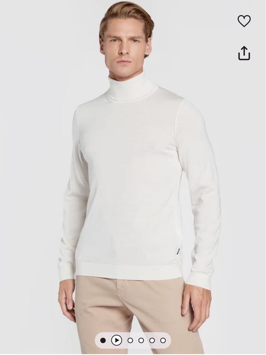 Пуловер тип поло BOSS