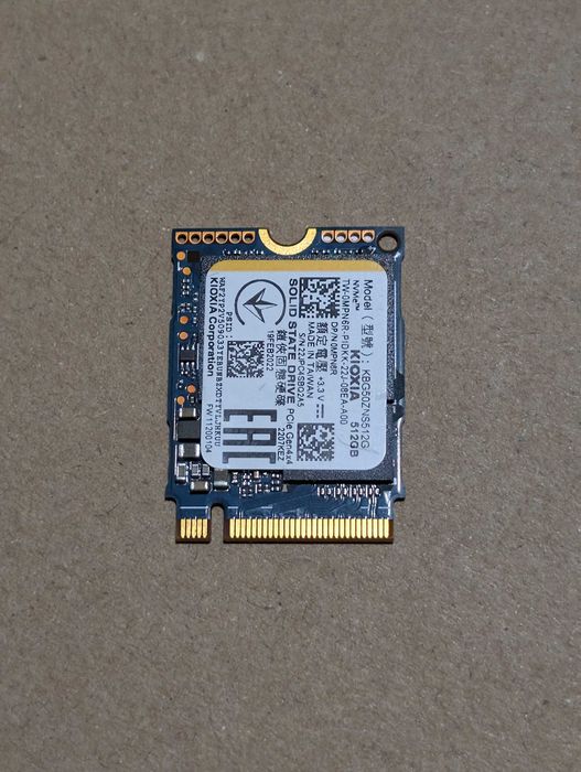 SSD 512gb Kioxia, PCI-E 4.0