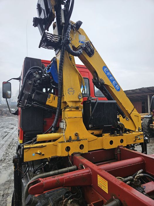 Vand iveco eurocargo 10 t 150cp basculabil macara forestiera