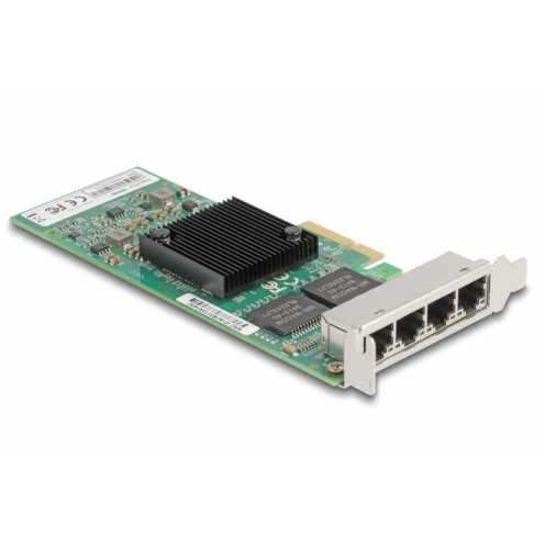Placa de retea Delock 89946, PCI Express x4 - 4 x RJ45