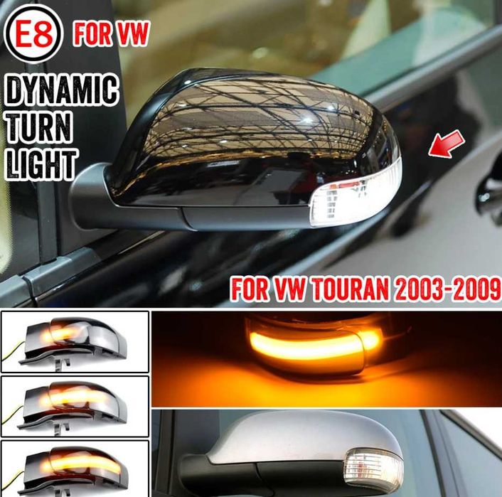 LED Бягащи мигачи за VW Touran 2003-2010 Volkswagen Туран Динамични