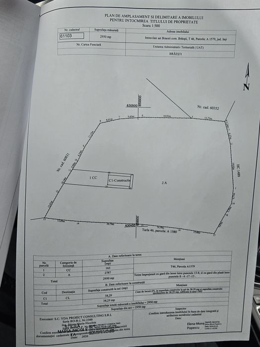De vanzare teren intravilan si casa Batraneasca