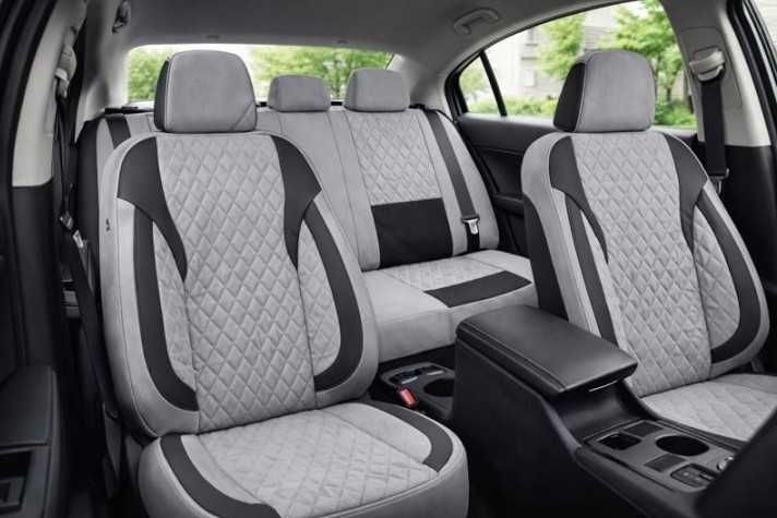 Huse scaune universale Premium compatibile SUV , Limuzine gri cu negru