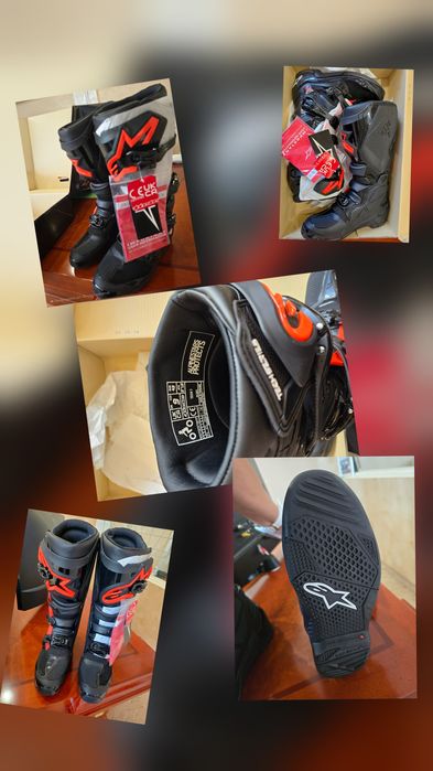 Мотокрос ботуши ALPINESTARS tech 10 black/red