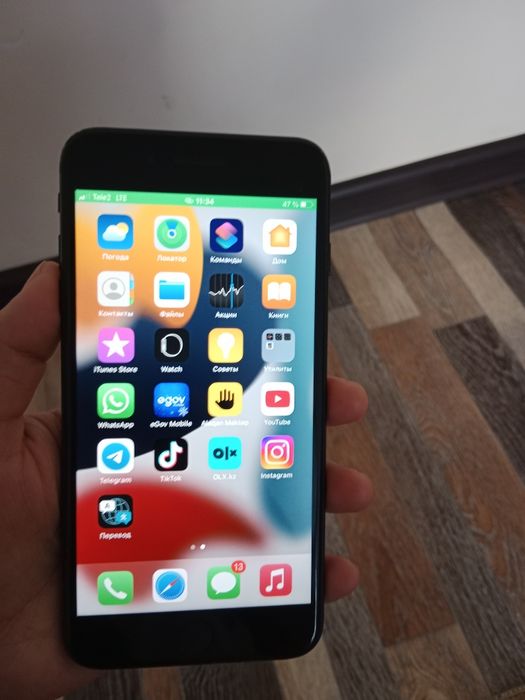 Айфон 7 плюс,Сатылады 128Гб, комплекте чехол зарядка, Актобе бойынш