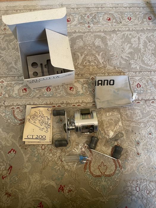 Shimano calcutta 200 топовая катушка