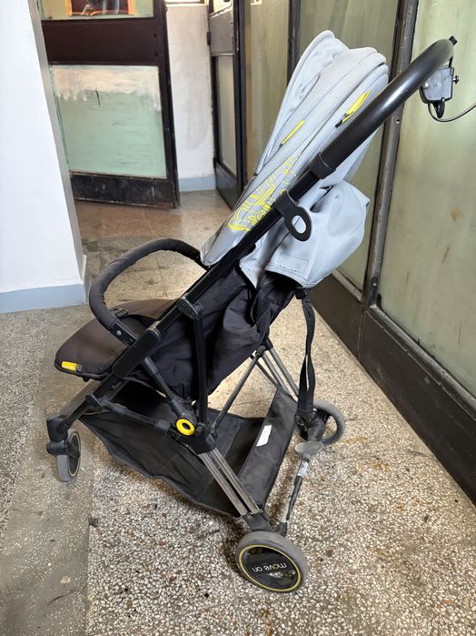 CHIPOLINO Лятна количка MOVE ON сива + зимно покривало