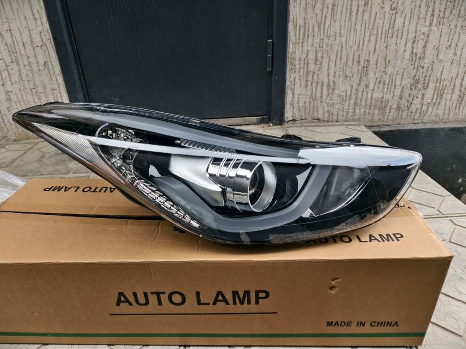 Elantra 14-16 Evro led фара/Елантра 14-16 Евро лед фара