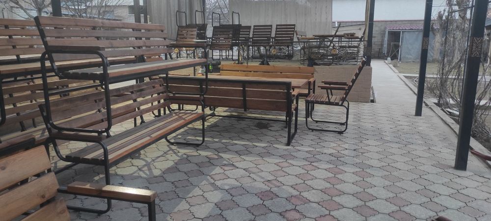 Скамейка стол 2×1 , кресла