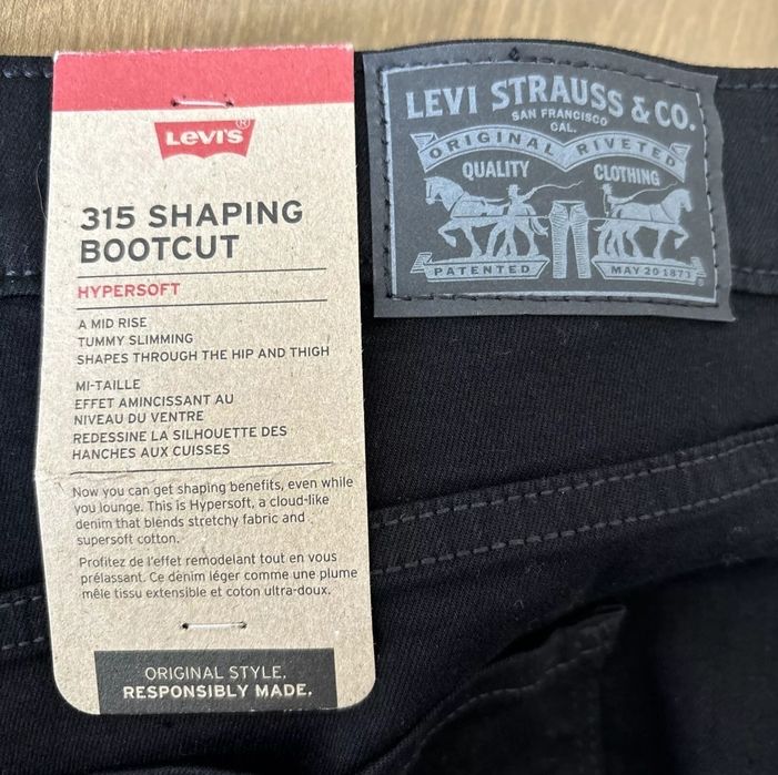 Levi's 316 Botcut Blugi Dama Noi