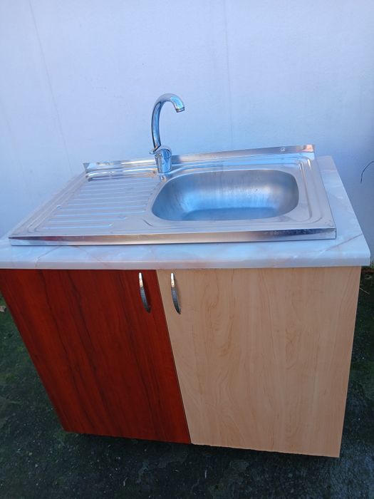 Chiuveta inox si masca din pal .