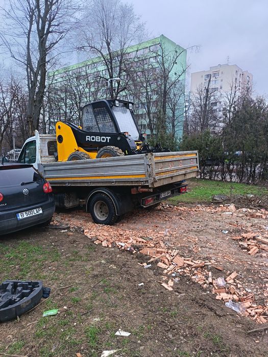 Închiriez mini încărcător și mini excavator și camioneta basculabila