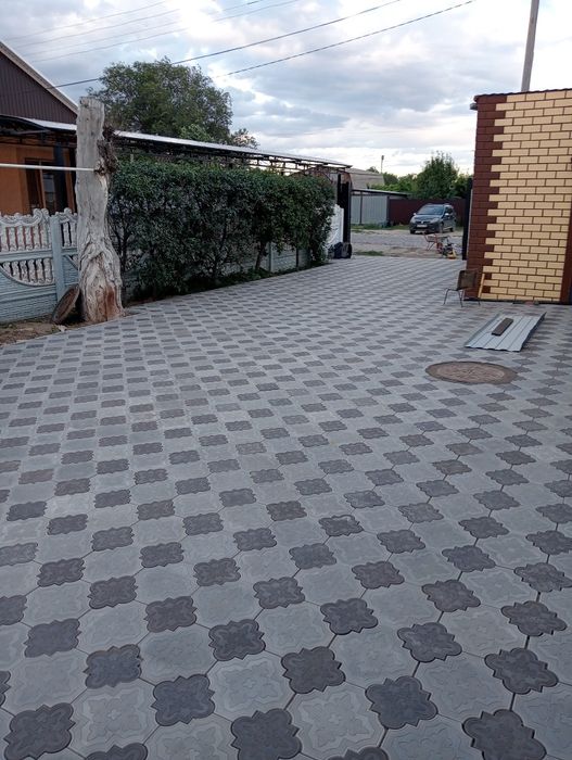 Брусчатка укладка плитки