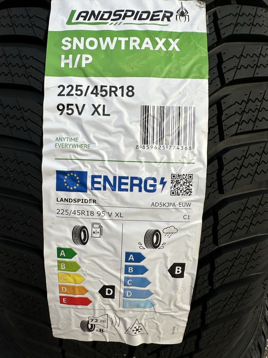 Нови Зимни Гуми LANDSPIDER SNOWTRAXX H/P 225/45R18 95V XL БОРД 2254518
