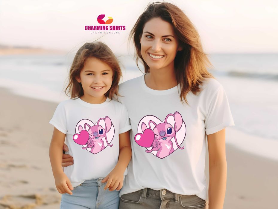Тениски за цялото семейство Lilo and Stitch