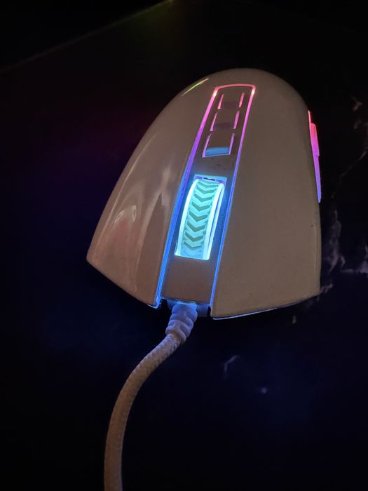 Mouse Gaming Redragon Cobra M711-W RGB White / Alb 10000 DPI