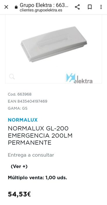 Lampa acumulator lumina urgență led permanenta 200 lumeni