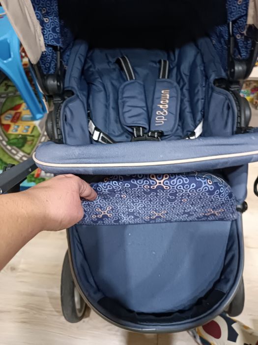 Продавам Бебешка Количка Up & Down 2в1 + кошница 0-13кг