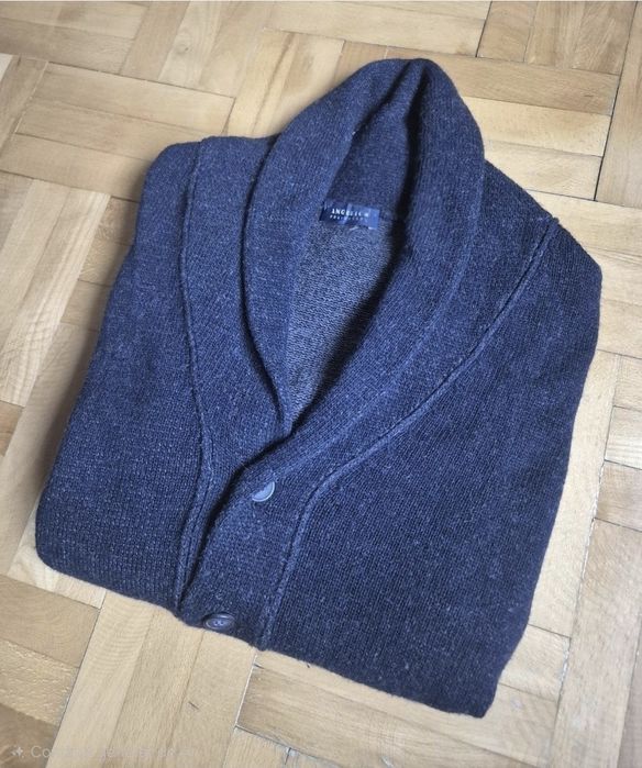 Cardigan Angelico de lux, Lână, Cașmir 5%, Made in Italy, Bărbați - XL