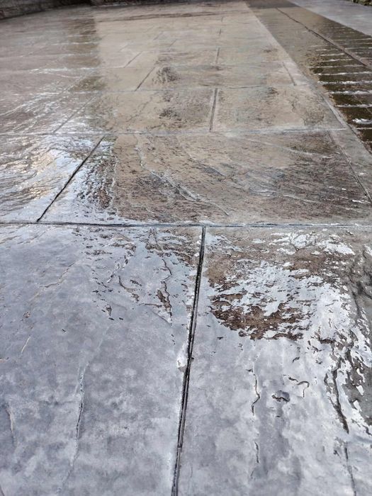 #Pavaj din beton amprentat #