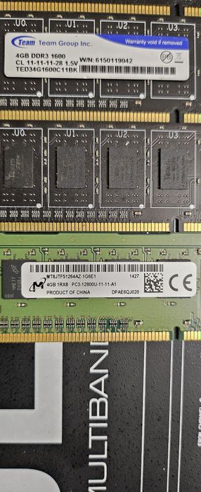 Оперативы ддр3 1600 8/4 гб
