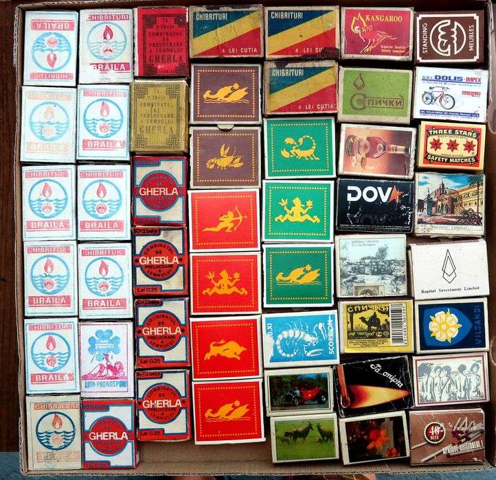 Chibrituri romanesti si straine de colectie