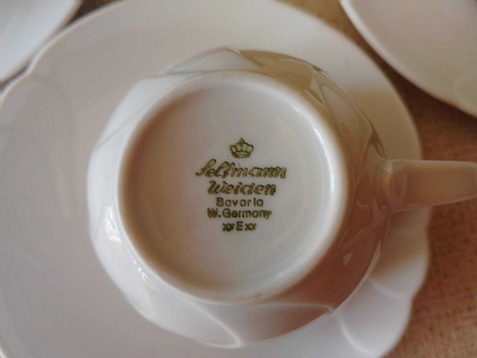 Порцеланови чаши и захарница  Seltmann Weiden