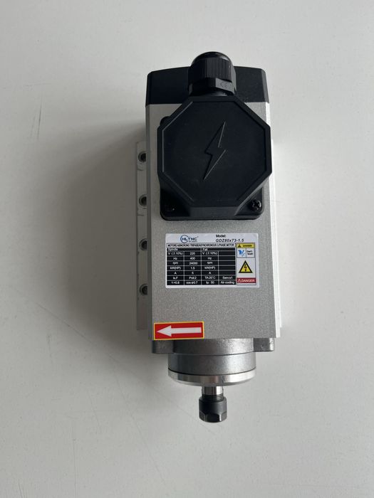 Motor cnc, 1.5 Kw, 24000 rpm, 400 Hz