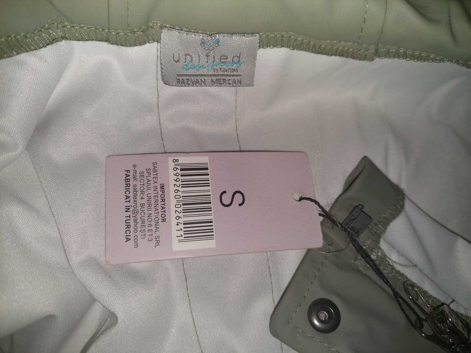 Jachetă lungă curcubeu deosebită Cătălin Botezatu si alti designeri