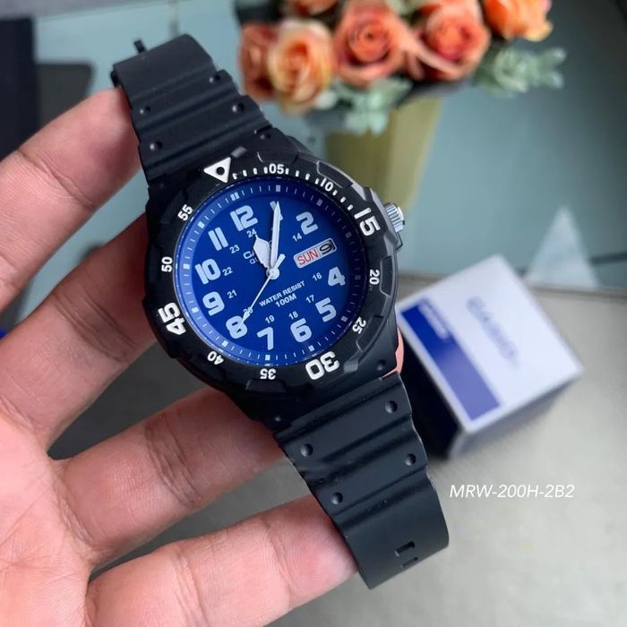 Soat Casio MRW-200H — Original, 1 yil Kafolat, 100-m suv o'tkazmaydi