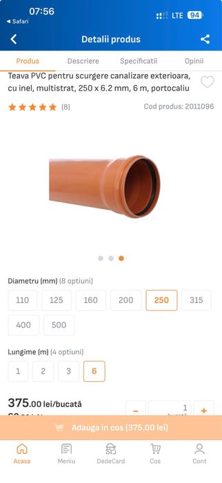Teava PVC Valplast