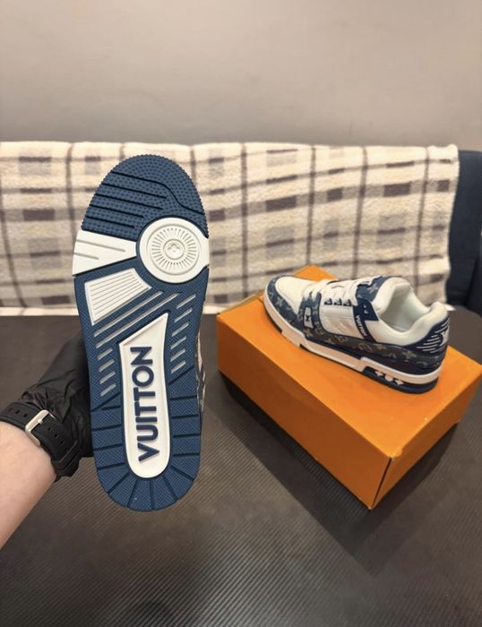Adidasi “Louis Vuitton Trainer Blue” (Sigilat)