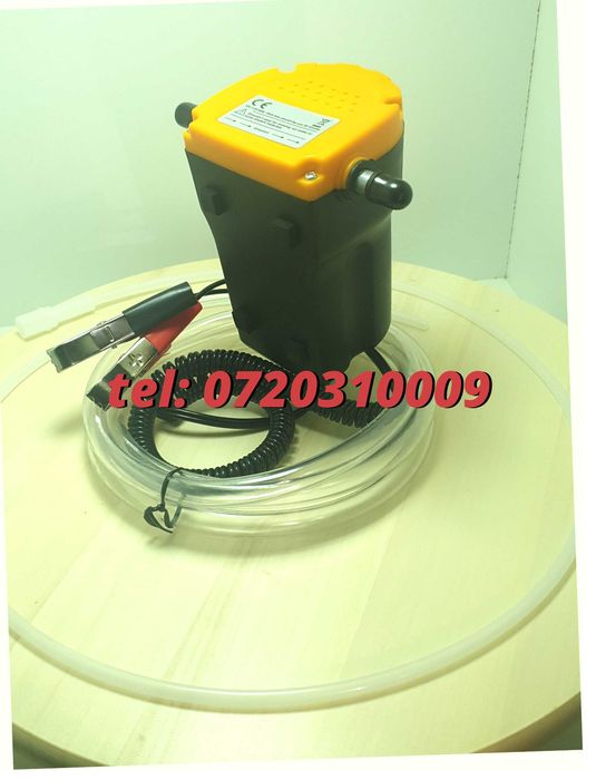 Dispozitiv Pompare Extractor Schimb Ulei Turism 12V 60W Pentru Transfer Orice Lichid Tehnice Alimentare 12V Auto Utila Pentru Garaj Service Si Atelie