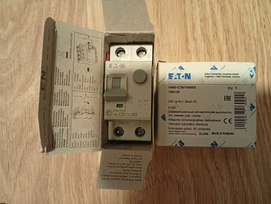 Sigurante diferentiale 6, 10, 25A, tripolara 25, 32A