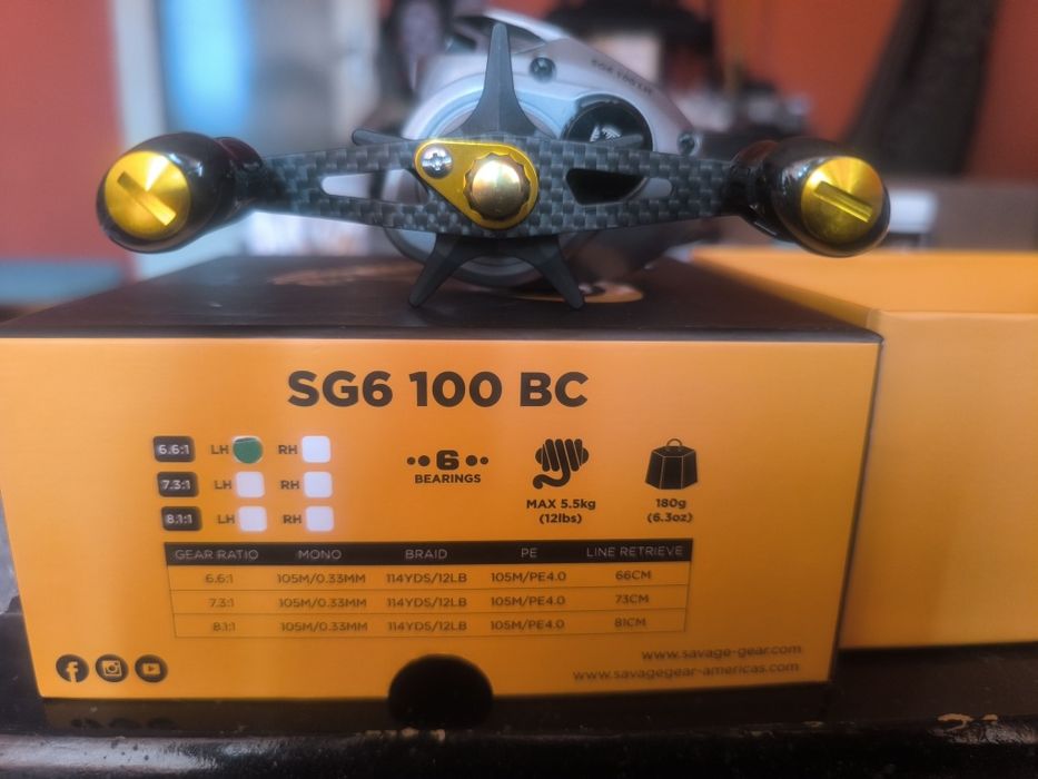 Макара SG6 100BC LH